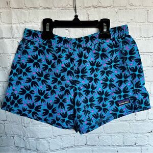 Patagonia Kids Girls Size L Baggies Summer Active Shorts Blue 67066